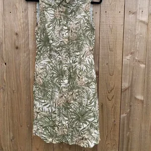 Mng collared tropical dress size‎ 6 Green thumbnail 3