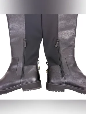 Cole‎ Haan Greenwich Tall Waterproof Riding Boots Black Leather Size 9 thumbnail 5