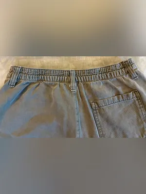 Aerie Brand Casual Frayed Hem Women's Shorts - Olive Size Small thumbnail 7