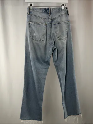 AGOLDE 90's Mid Rise Loose‎ Fit Jeans in Fall Out Blue Size 24 thumbnail 5