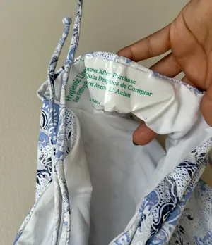 Dippin Daisys Blue and White Paisley One-Piece Swimsuit thumbnail 4