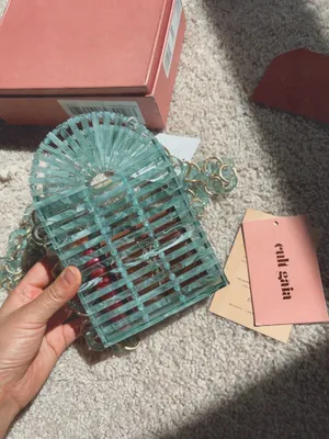 Cult Gaia acrylic phone crossbody bag thumbnail 11