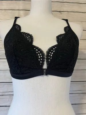 Victoria's Secret Front Close Butterfly Back Bralette Size Medium thumbnail 9