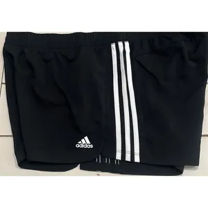 Adidas Shorts Athletic Pacer 3S Knit Shorts 3” Inseam AeroReady Womens XL Black thumbnail 2