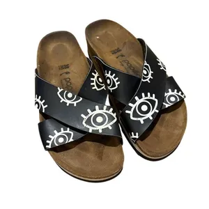 Birkenstock Papillio Evil Eye Criss Cross Sandals – Black, 38 (US 8–8.5) thumbnail 2
