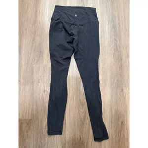 Lululemon Womens align Black Activewear Leggings Full Length Yoga Pants thumbnail 2