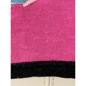 Jack B Quick 90s Pink Perfume Knit Cardigan size Medium thumbnail 10