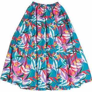 rachel roy vibrant tropical-print maxi skirt thumbnail 1