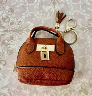 Mini Handbag Keychain Brown thumbnail 1