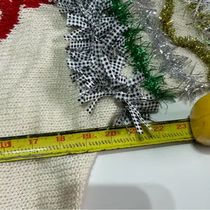 Vtg Sideffects Crafty Ugly Christmas Sweater Contest Tacky Heavy Knit Women LG thumbnail 3