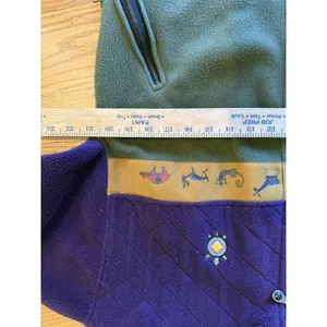 Tortuga Maria‎ Shelton UT Native American Fleece Polartec Zip Jacket Small thumbnail 5
