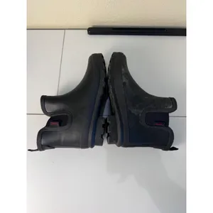 Chooka Plush Chelsea Black Women Size 8 Rain Boots Faux Fur Lined Waterproof thumbnail 4