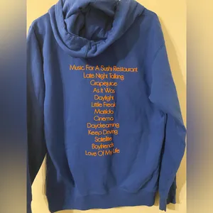 Harry‎ Styles Love On Tour Royal Blue House Hoodie Unisex Mens Size Small thumbnail 2