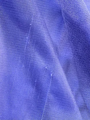 ☀️Tadashi Shoji Cobalt Blue Ruched Arymetric Draped Chiffon Evening Gown Sz 4🧡 thumbnail 11
