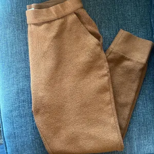 Silence + Noise / Urban Outfitters camel brown textured Insulated joggers. thumbnail 1