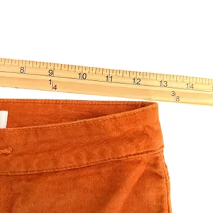 Forever 21 Burnt Orange High Rise Corduroy Pants Size‎ XS Retro BOHO Skinny thumbnail 7