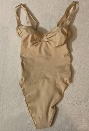 SKIMS Sculpting Thong Bodysuit thumbnail 3
