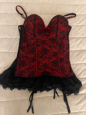 Red Corset Size 2X thumbnail 1