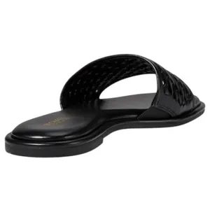 Michael Michael Kors Womens Saylor Perforated Slide Sandals Black 6.5M thumbnail 12