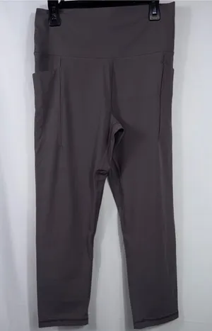 Avia SoftSculpt Gray Pocket Capri Leggings M 8-10 thumbnail 1