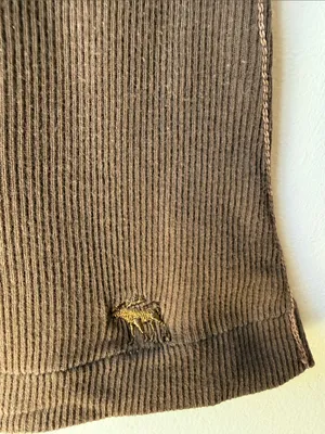 Vintage Y2K Abercrombie & Fitch Brown Tank thumbnail 4