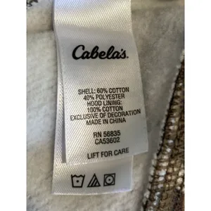 Cabelas Real Tree‎ Pullover Long Sleeve Hoodie Logo Graphic Size Sm Unisex thumbnail 7
