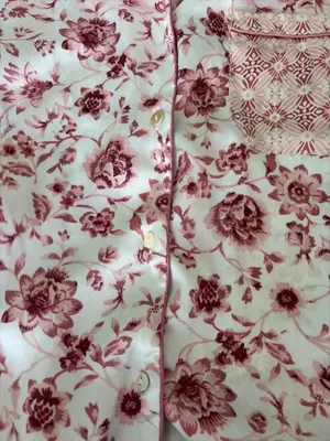 Haute hippie pink floral print lounge/pajama set (size small) thumbnail 4