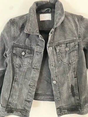 KanCan USA Jean Jacket Black Distressed thumbnail 2
