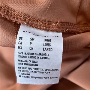 American Eagle Leggings Womens Small Curvy Long Brown The Everything Pocket thumbnail 5