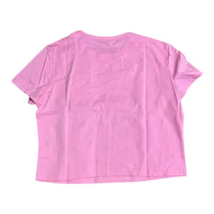 Pink Graphic Baby Tee Size Women's L Y2K Tiger Top NWOT thumbnail 4