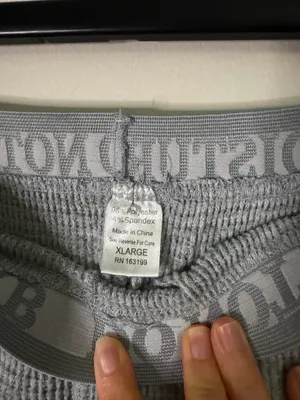 Do Not Disturb Women’s Ribbed Lounge Shorts - Gray thumbnail 2