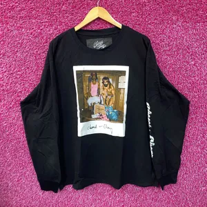Cheech & Chong 90's Era Photo Print Long Sleeve T-Shirt XL thumbnail 1