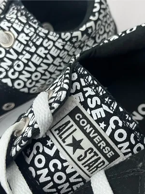 CONVERSE CHUCK TAYLOR ALL STAR Madison Wordmark 2.0 Black White Sneakers Size 8 thumbnail 9