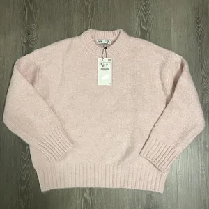 NWT zara baby light pink fluffy sweater thumbnail 1