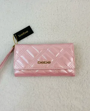 Bebe Cameron Trifold Wristlet Wallet NWT thumbnail 2