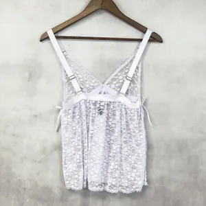 Rachel Roy Lace Cami Shorts Lingerie Set Women XL Pastel Floral Fairy Coquette‎ thumbnail 10