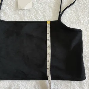 NWT Zara Mid Ribbed‎ Black Tank Size Small NEW With Tags thumbnail 5