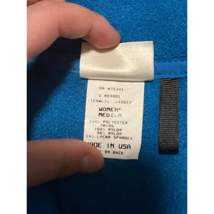 L.L. Bean fleece royal blue 1/4 zip pullover thumbnail 7