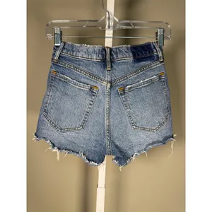 Abercrombie & Fitch Mom Shorts‎ High Rise Distressed Frayed Denim 00 thumbnail 2