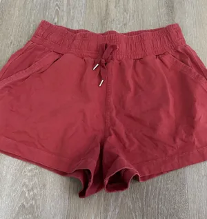 CALIA by Carrie Underwood Red Casual Drawstring Shorts thumbnail 1