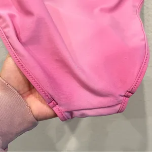 J. Crew Pink Ombré One Piece Asymmetrical Cut Out Swimsuit Size Medium thumbnail 6