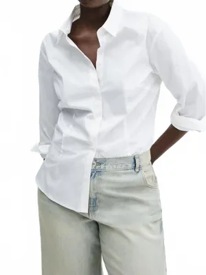 Mango Low-Rise Wideleg Jeans NWT Ines Medium Vintage Blue Size 14 (EUR 46) thumbnail 3