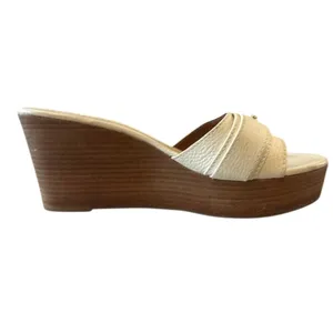 Tory Burch Elina Platform Wedge Ivory‎ Gold 9 thumbnail 13