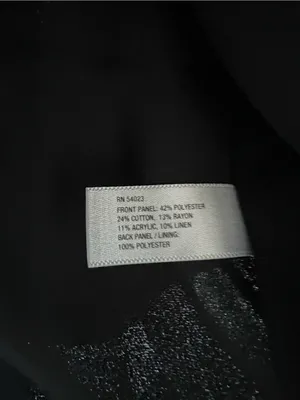 NWT Gap Double Breasted Tweed Mixed Media Blazer Black Small thumbnail 5