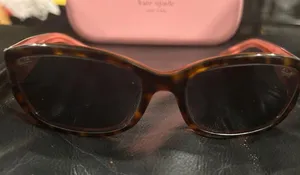 Kate Spade Vibrant Orange Eyewear. Frame and Kate spade hard case only thumbnail 1