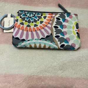 Vera Bradley card and money holder with key ring so cute thumbnail 2