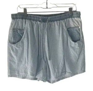 Saeeon Vintage‎ 90s Women's Size Medium Checkered Flowy Pull On Shorts thumbnail 1