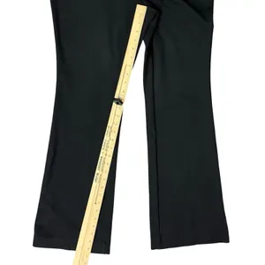 Alfani Black Stretch Button Detail Bootcut Slacks Trousers size M Professional thumbnail 6