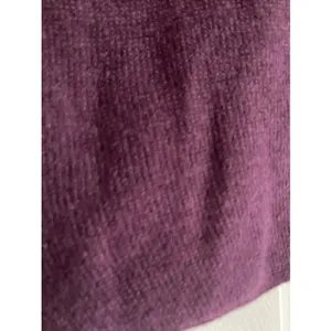Tahari Back Zip Merino Wool Sweater Womens Size S Purple Plum Knit Pullover Top thumbnail 2