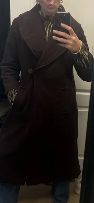 Brown wool coat Size XS thumbnail 1